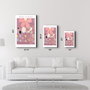 Wallity Pintura Decorativa de Vidrio Templado Multicolor 46 x 72 cm